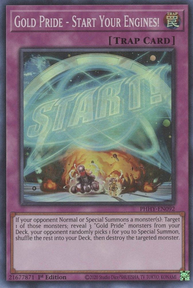Gold Pride - Start Your Engines! (PHHY-EN092) - Super Rare