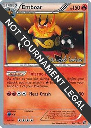 Emboar (David Cohen) 020  - Rare