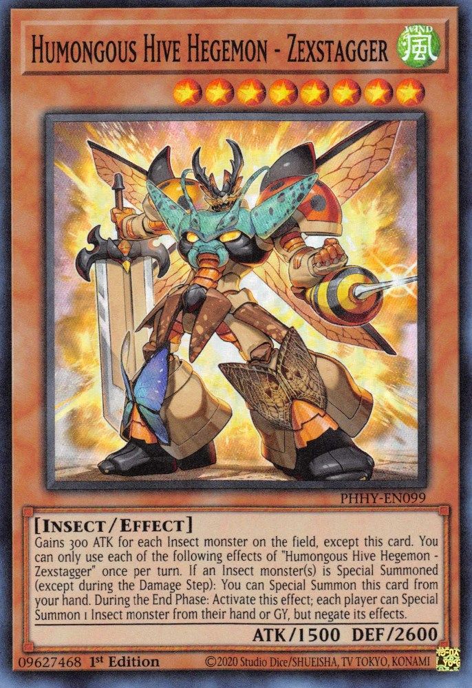 Humongous Hive Hegemon - Zexstagger (PHHY-EN099) - Super Rare
