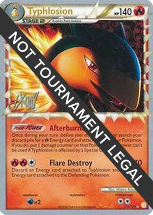 Typhlosion - 2011 (Christopher Kan) 110  - Ultra Rare