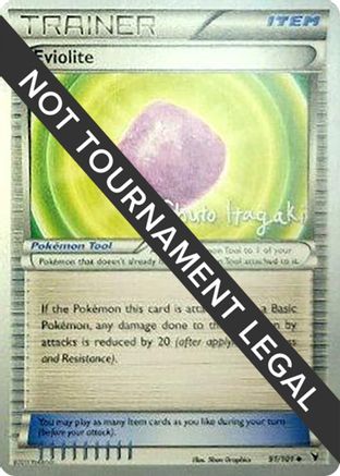 Eviolite (91/101) (Terraki-Mewtwo - Shuto Itagaki) [Championnats du Monde 2012] 