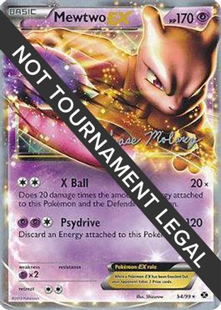 Mewtwo EX - 2012 (Chase Moloney) 054  - Ultra Rare