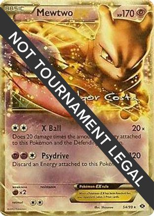 Mewtwo EX (54/99) (Presadelo Prism - Igor Costa) [Championnats du Monde 2012] 