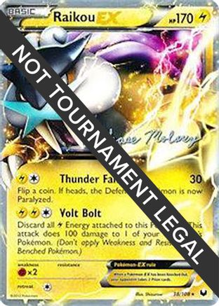 Raikou EX - 2012 (Chase Moloney) 038  - Ultra Rare