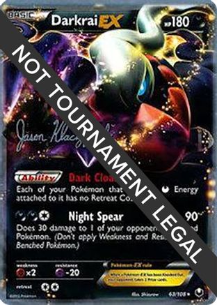Darkrai EX - 2013 (Jason Klaczynski) 063  - Ultra Rare