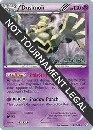 Dusknoir - 2013 (Ian Whiton) 063  - Holo Rare
