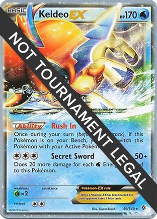 Keldeo EX - 2013 (Clement Lamberton) 049  - Ultra Rare