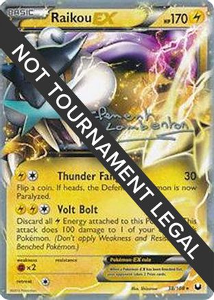 Raikou EX - 2013 (Clement Lamberton) 038  - Ultra Rare