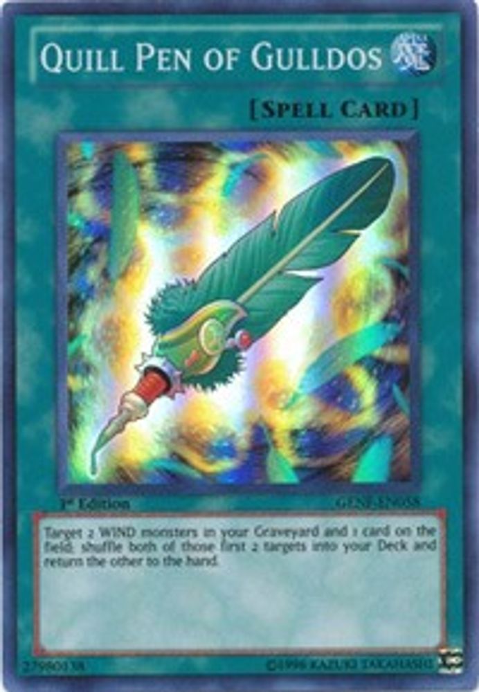 Quill Pen of Gulldos (GENF-EN058) - Super Rare
