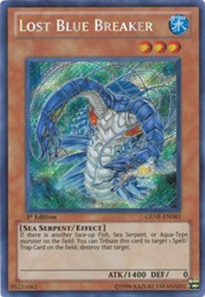 Lost Blue Breaker (GENF-EN083) - Secret Rare