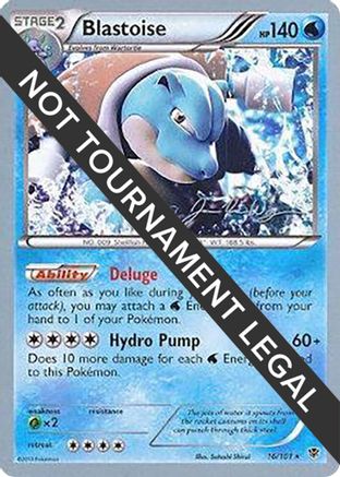 Blastoise - 2015 (Jacob Van Wagner) 016  - Rare