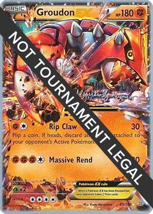 Groudon EX - 2015 (Alejandro Ng-Guzman) 085  - Ultra Rare