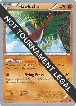 Hawlucha - 2015 (Rowan Stavenow) 063  - Rare