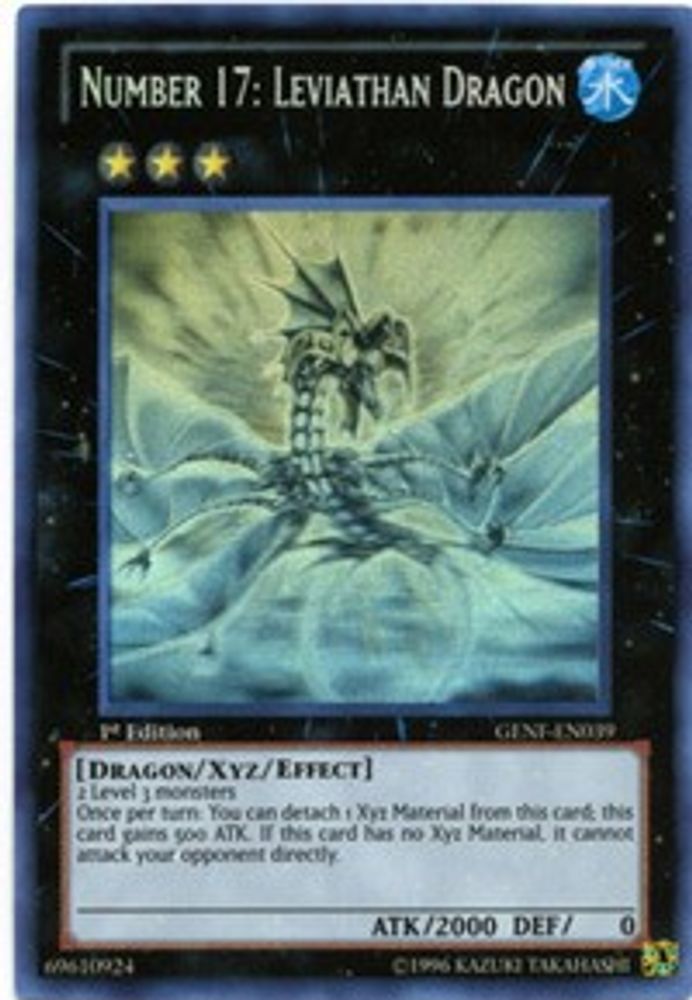 Number 17: Leviathan Dragon (Ghost Rare) (GENF-EN039) - Ghost Rare