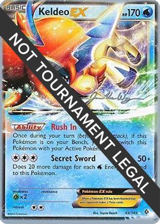 Keldeo EX - 2015 (Jacob Van Wagner) 049  - Ultra Rare