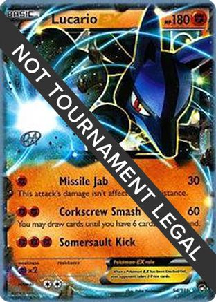 Lucario EX - 2015 (Rowan Stavenow) 054  - Ultra Rare
