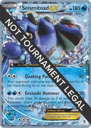 Seismitoad EX (Patrick Martinez) 020  - Ultra Rare