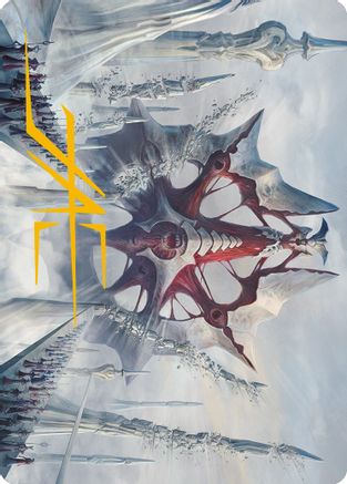 Mondrak, Glory Dominus Art Card (Gold-Stamped Signature) (ASONE-005) - Art Series: Phyrexia: All Will Be One