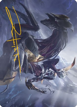 Ria Ivor, Bane of Bladehold Art Card (Gold-Stamped Signature) (ASONE-053) - Art Series: Phyrexia: All Will Be One