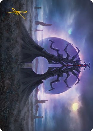 Black Sun's Twilight Art Card (Gold-Stamped Signature) (ASONE-019) - Art Series: Phyrexia: All Will Be One