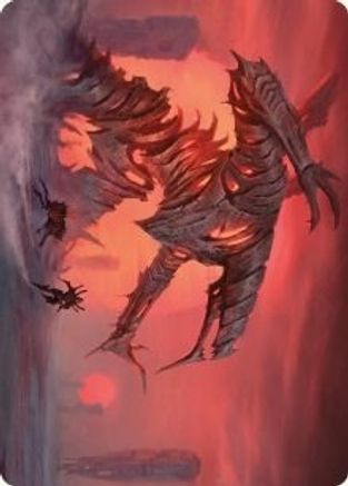 Red Sun's Twilight Art Card (ASONE-033) - Art Series: Phyrexia: All Will Be One
