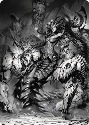 Vraska, Betrayal's Sting Art Card (ASONE-072) - Art Series: Phyrexia: All Will Be One