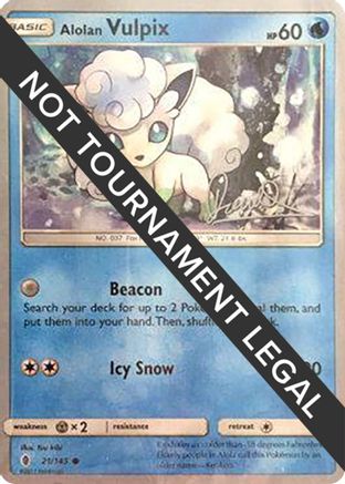 Alolan Goupix (21/145) (Infinite Force - Diego Cassiraga) [Championnats du Monde 2017] 