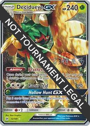 Decidueye GX - 2017 (Kabu Fukase) 012  - Ultra Rare