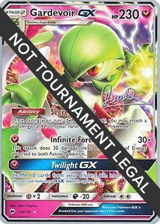 Gardevoir GX - 2017 (Diego Cassiraga) 093  - Ultra Rare
