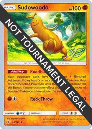 Sudowoodo - 2017 (Zachary Bokhari) 066  - Uncommon