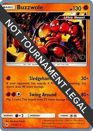 Buzzwole - 2018 (Naohito Inoue) 077  - Rare