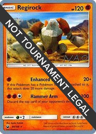 Regirock (80/168) (Buzzroc - Naohito Inoue) [Championnats du Monde 2018] 