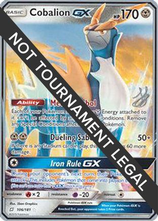 Cobalion GX - 2019 (Henry Brand) 106  - Ultra Rare