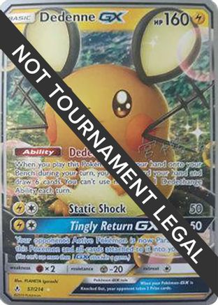 Dedenne GX - 2019 (Haruki Miyamoto) 057  - Ultra Rare