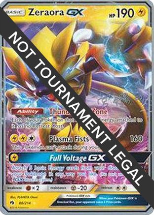 Zeraora GX - 2019 (Haruki Miyamoto) 086  - Ultra Rare
