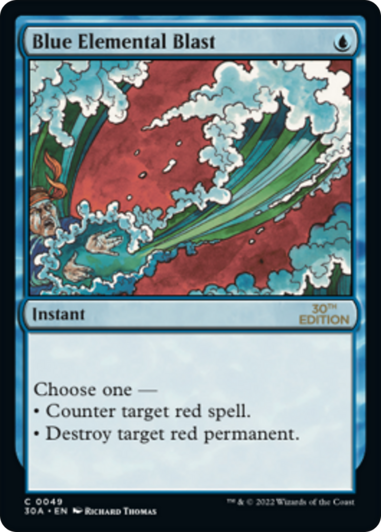 Blue Elemental Blast [Édition 30e anniversaire] 