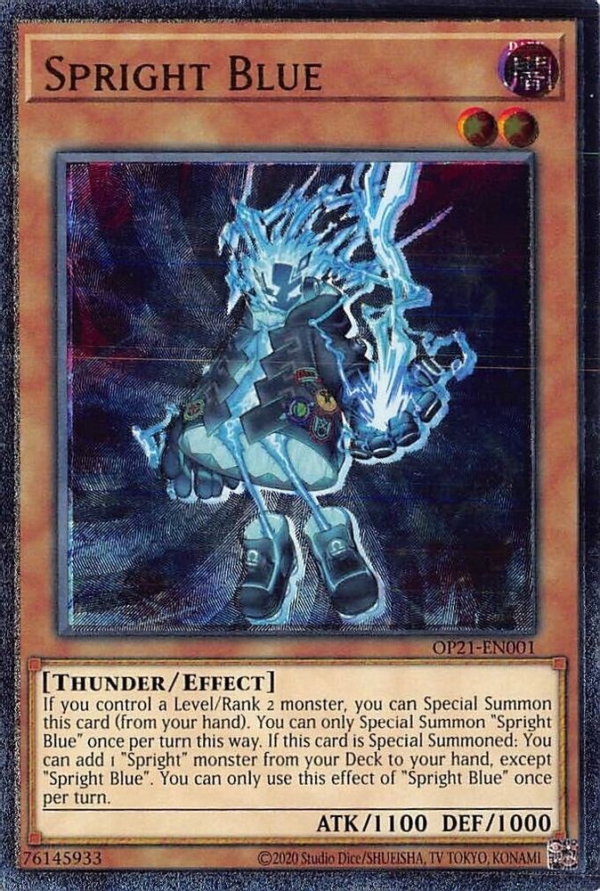 Spright Blue (UTR) (OP21-EN001) - Ultimate Rare