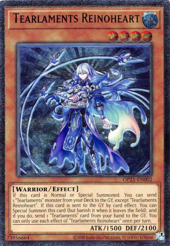 Tearlaments Reinoheart (UTR) (OP21-EN002) - Ultimate Rare