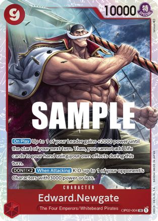 Edward.Newgate (004) (OP02-004) - Super Rare