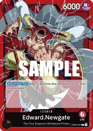 Edward.Newgate (001) (OP02-001) - Leader