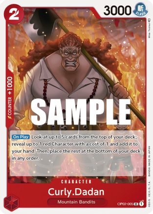 Curly.Dadan (OP02-005) - Uncommon