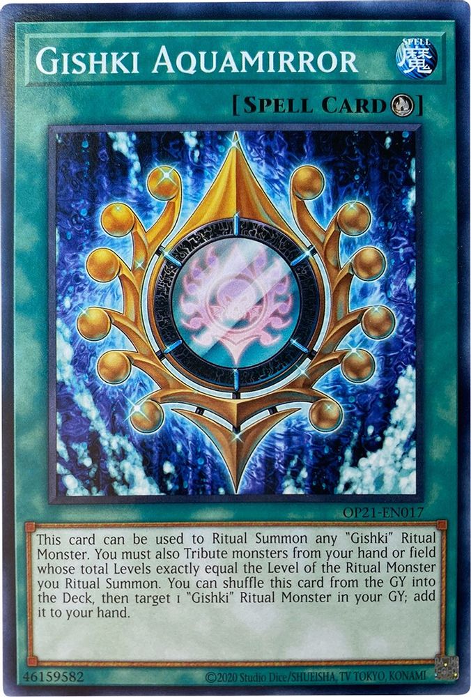 Gishki Aquamirror [OP21-EN017] Commun 