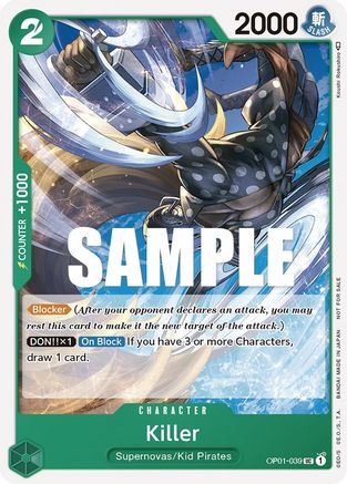 Killer (Pack promotionnel 2023) [Cartes promotionnelles One Piece]