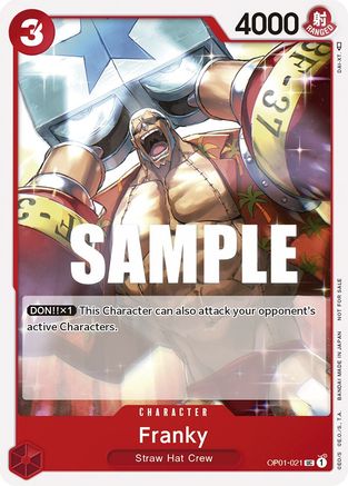 Franky (Tournament Pack Vol. 2) (OP01-021) - Promo