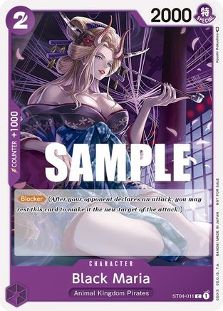 Black Maria (Tournament Pack Vol. 2) (ST04-011) - Promo