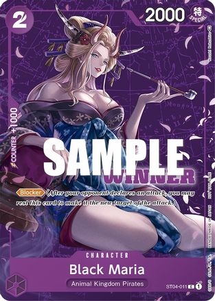 Black Maria (Tournament Pack Vol. 2) [Winner] (ST04-011) - Promo