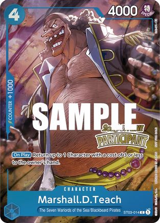 Marshall.D.Teach (Offline Regional 2023) [Participant] (ST03-014) - Promo
