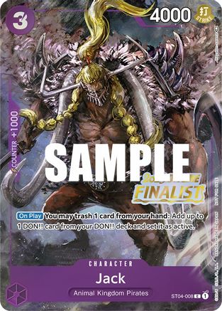 Jack (Offline Regional 2023) [Finalist] (ST04-008) - Promo