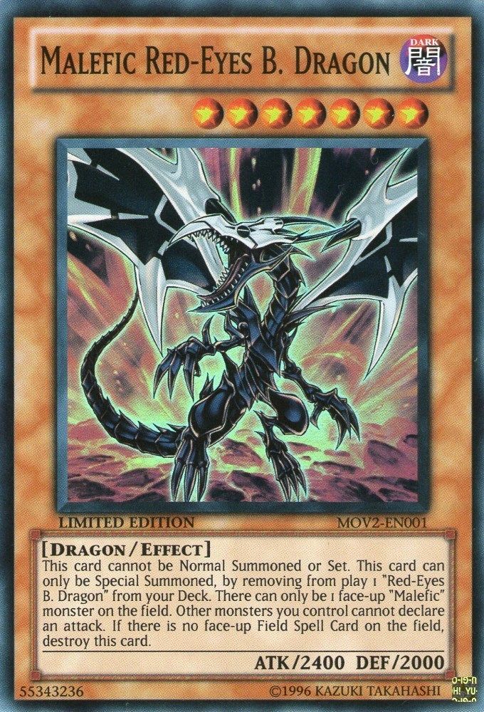 B. Dragon maléfique aux yeux rouges [MOV2-EN001] Super Rare 