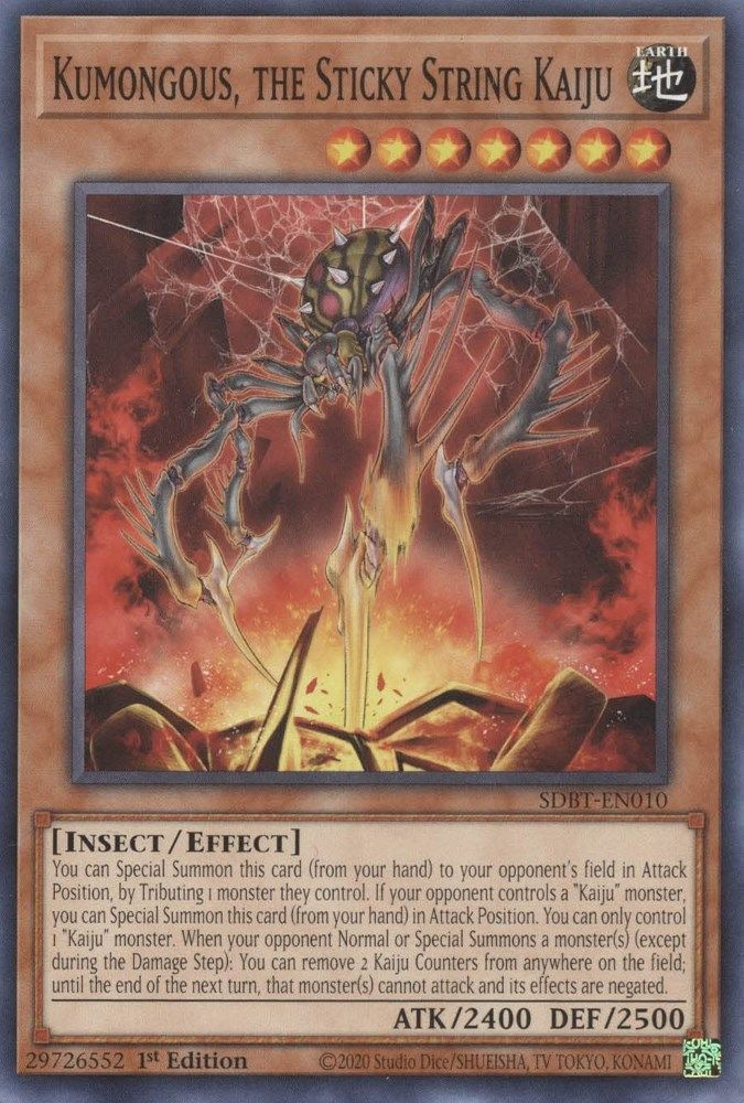 Kumongous, the Sticky String Kaiju (SDBT-EN010) - Common